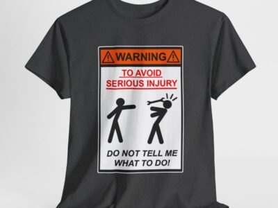 Avoid Serious Injury Unisex Heavy Cotton Tee