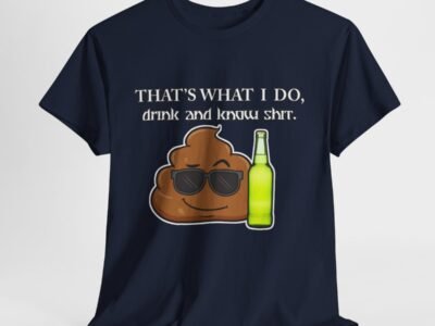 "Drink & Know" Unisex Heavy Cotton Tee