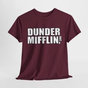 Dunder Mifflin Unisex Heavy Cotton Tee