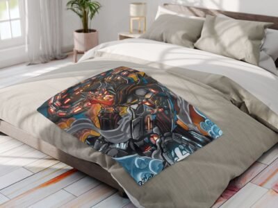 Archaic Arctic Fleece Blanket