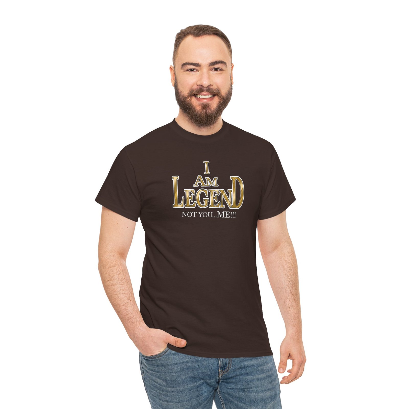 I Am Legend Unisex Heavy Cotton Tee - Image 14