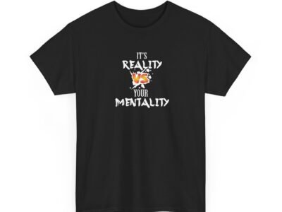 "Reality VS. Mentality" Unisex Heavy Cotton Tee