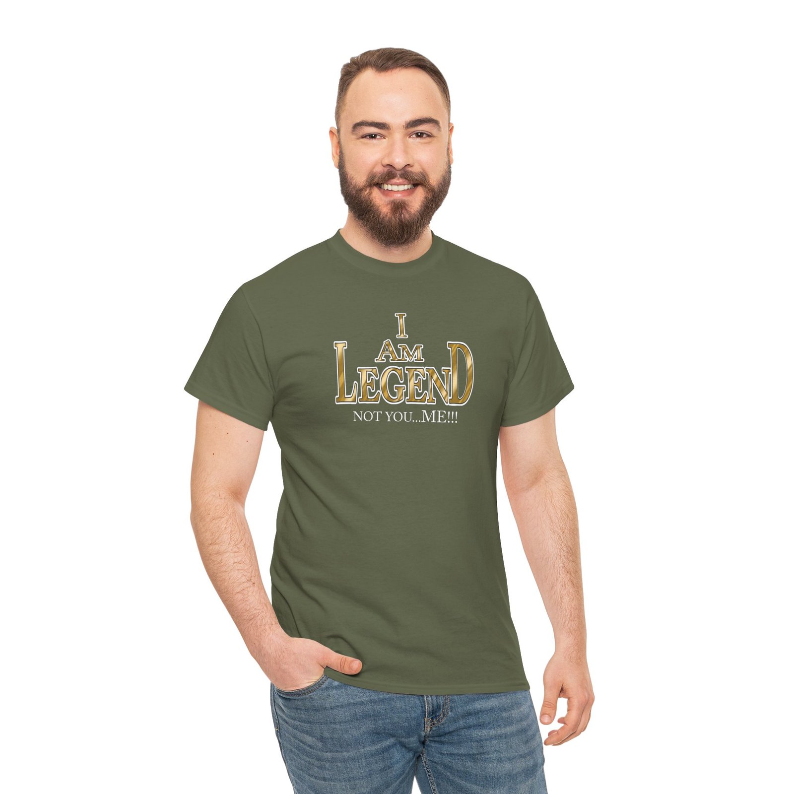 I Am Legend Unisex Heavy Cotton Tee - Image 59