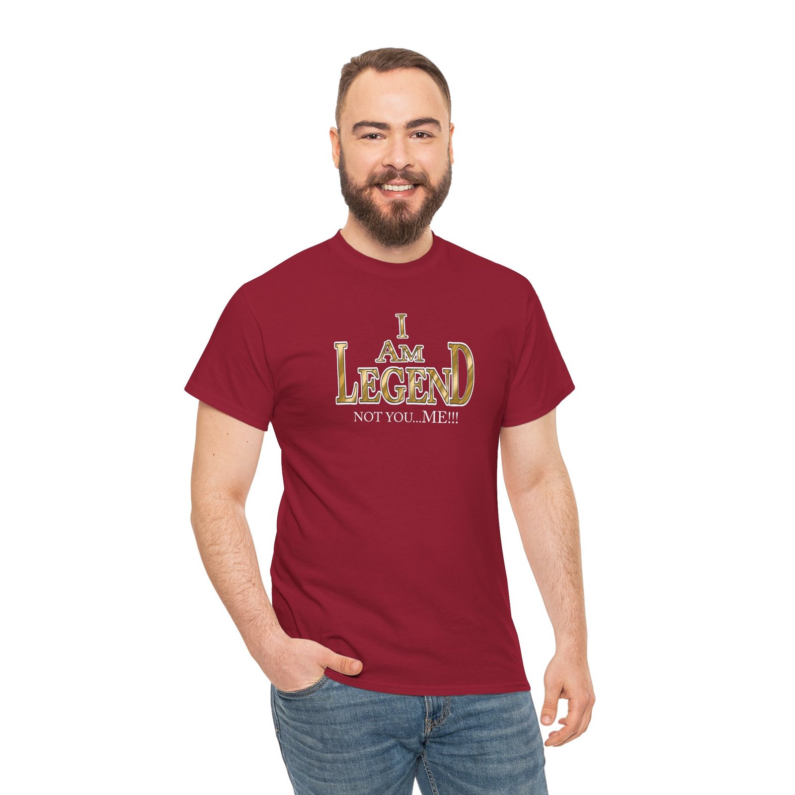 I Am Legend Unisex Heavy Cotton Tee - Image 44