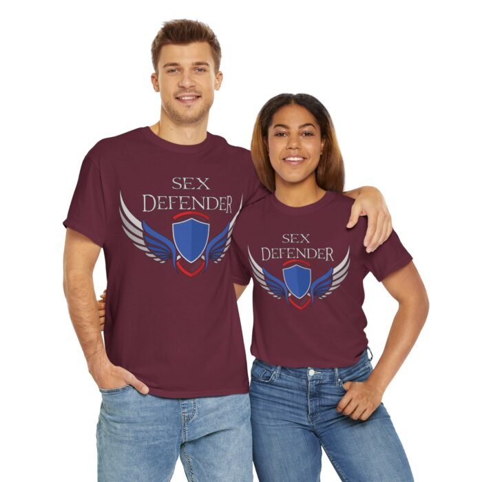 Sex Defender Unisex Heavy Cotton Tee - Image 30