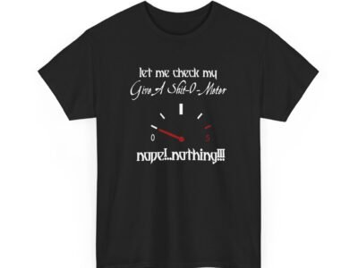 "Give A Sh..." Dark Color Unisex Heavy Cotton Tee