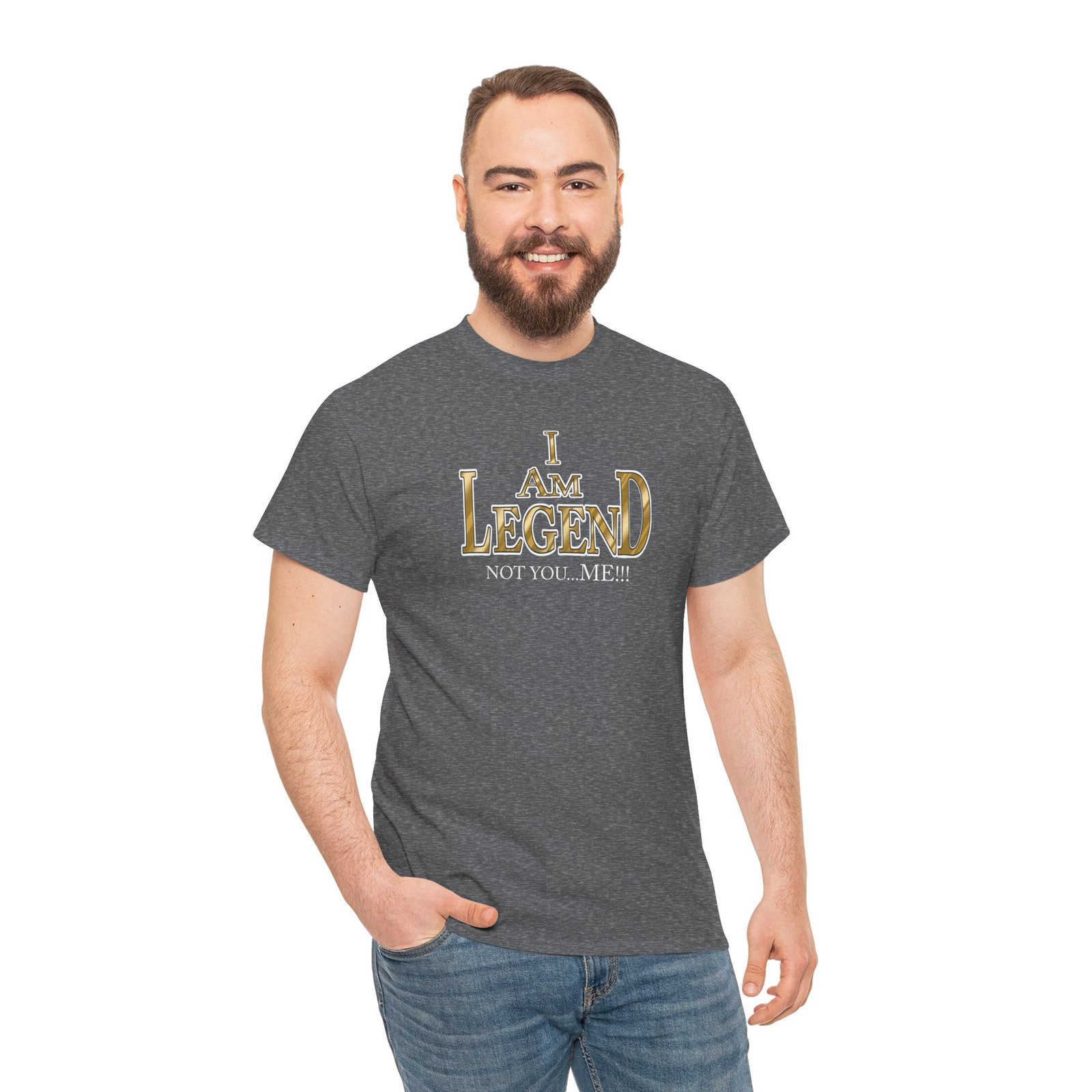 I Am Legend Unisex Heavy Cotton Tee - Image 54