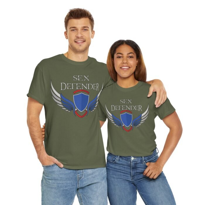 Sex Defender Unisex Heavy Cotton Tee - Image 48