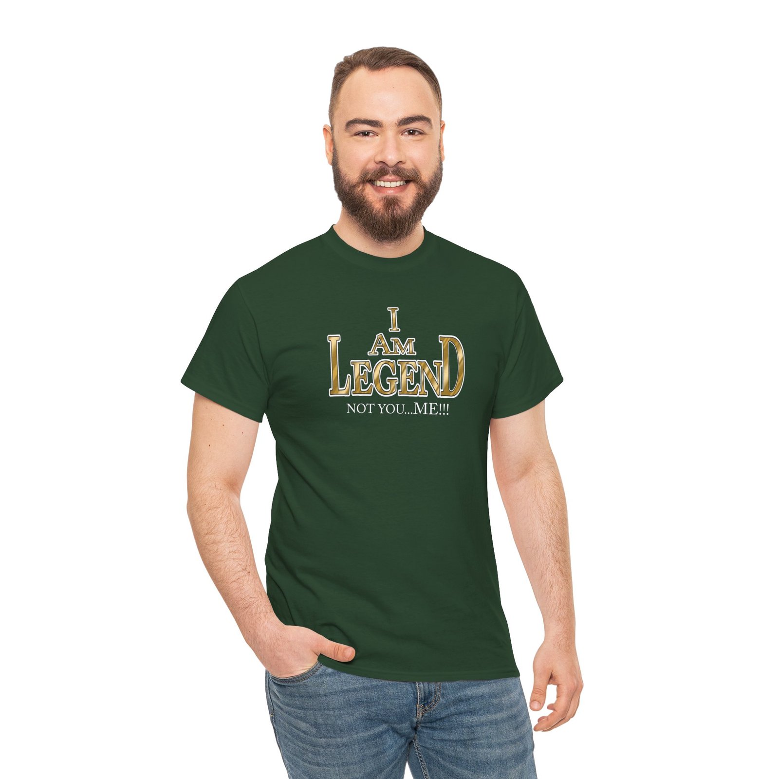 I Am Legend Unisex Heavy Cotton Tee - Image 49