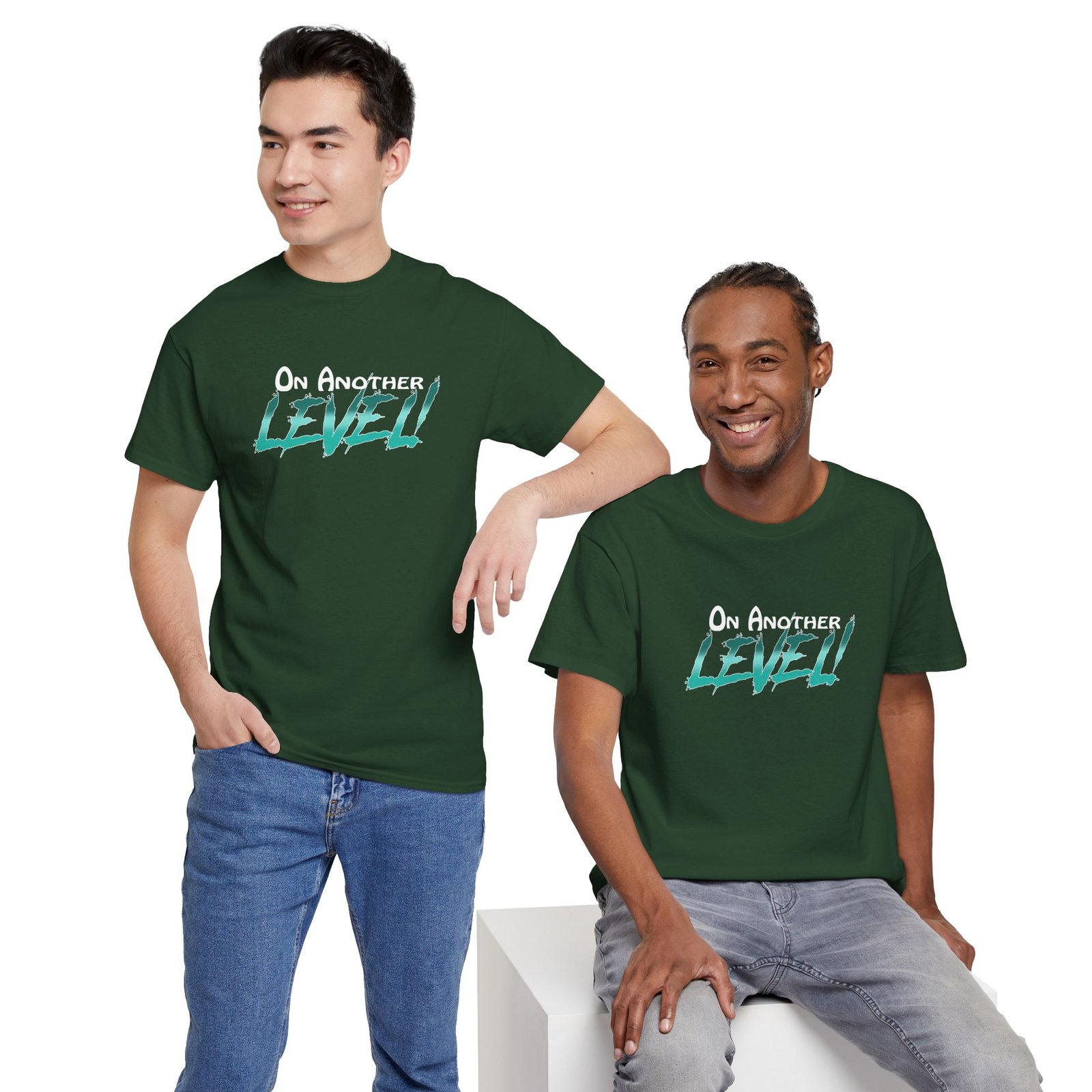 On Another Level! Unisex Heavy Cotton Tee - Image 52