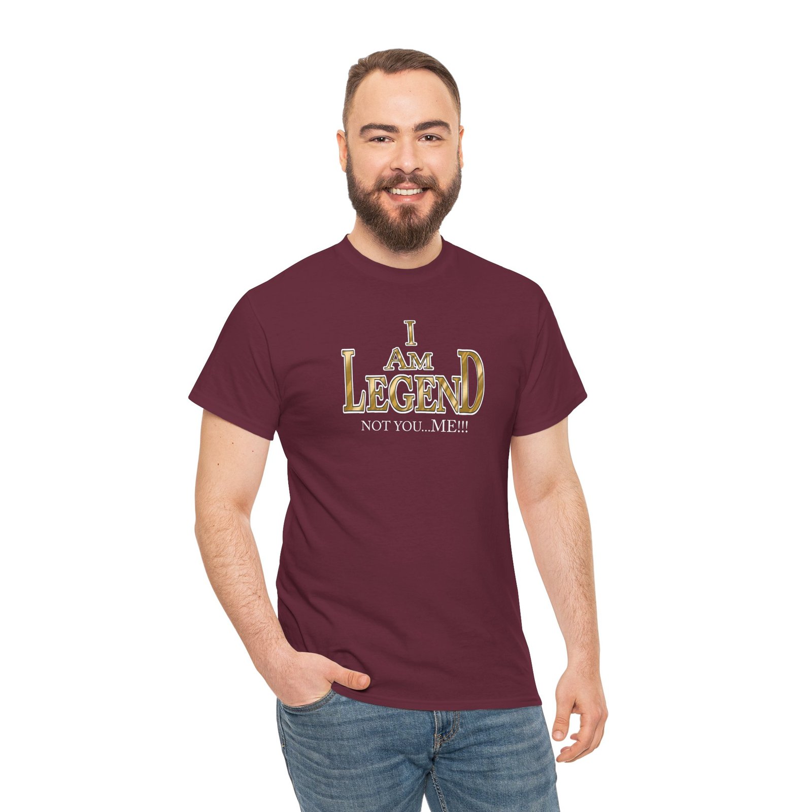 I Am Legend Unisex Heavy Cotton Tee - Image 24