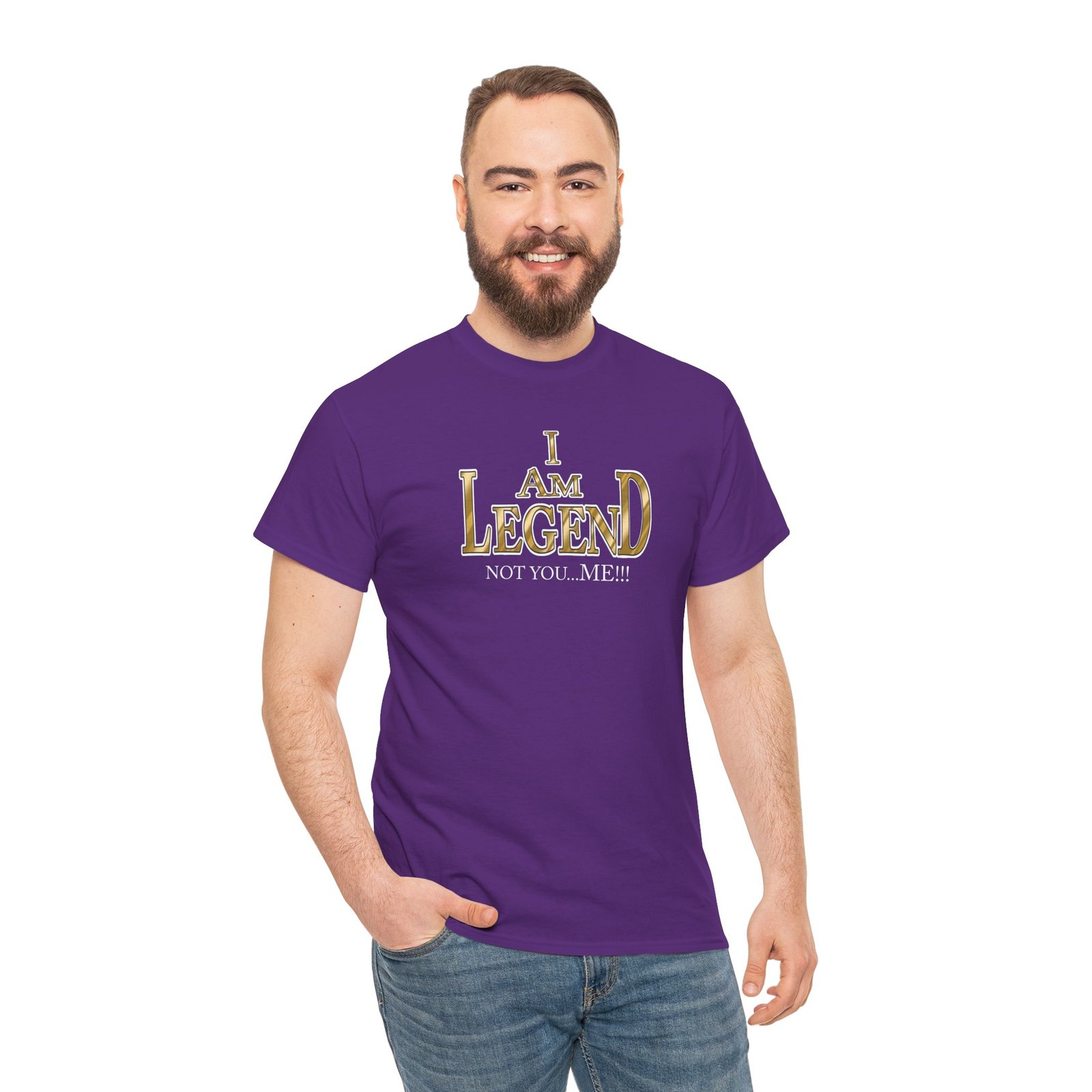 I Am Legend Unisex Heavy Cotton Tee - Image 39