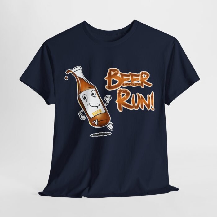Beer Run Unisex Heavy Cotton Tee - Image 50
