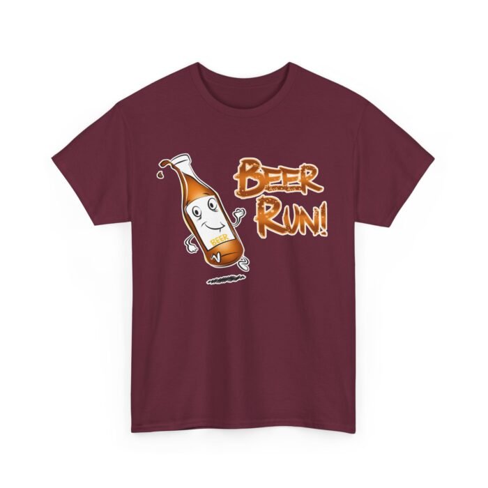 Beer Run Unisex Heavy Cotton Tee - Image 8
