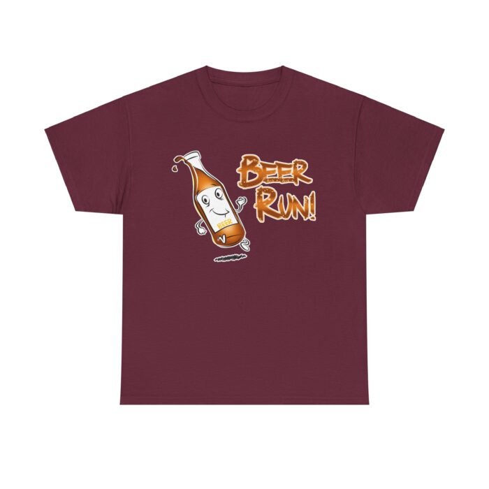 Beer Run Unisex Heavy Cotton Tee - Image 6
