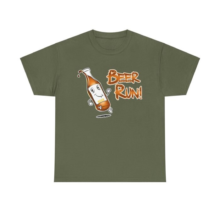 Beer Run Unisex Heavy Cotton Tee - Image 16
