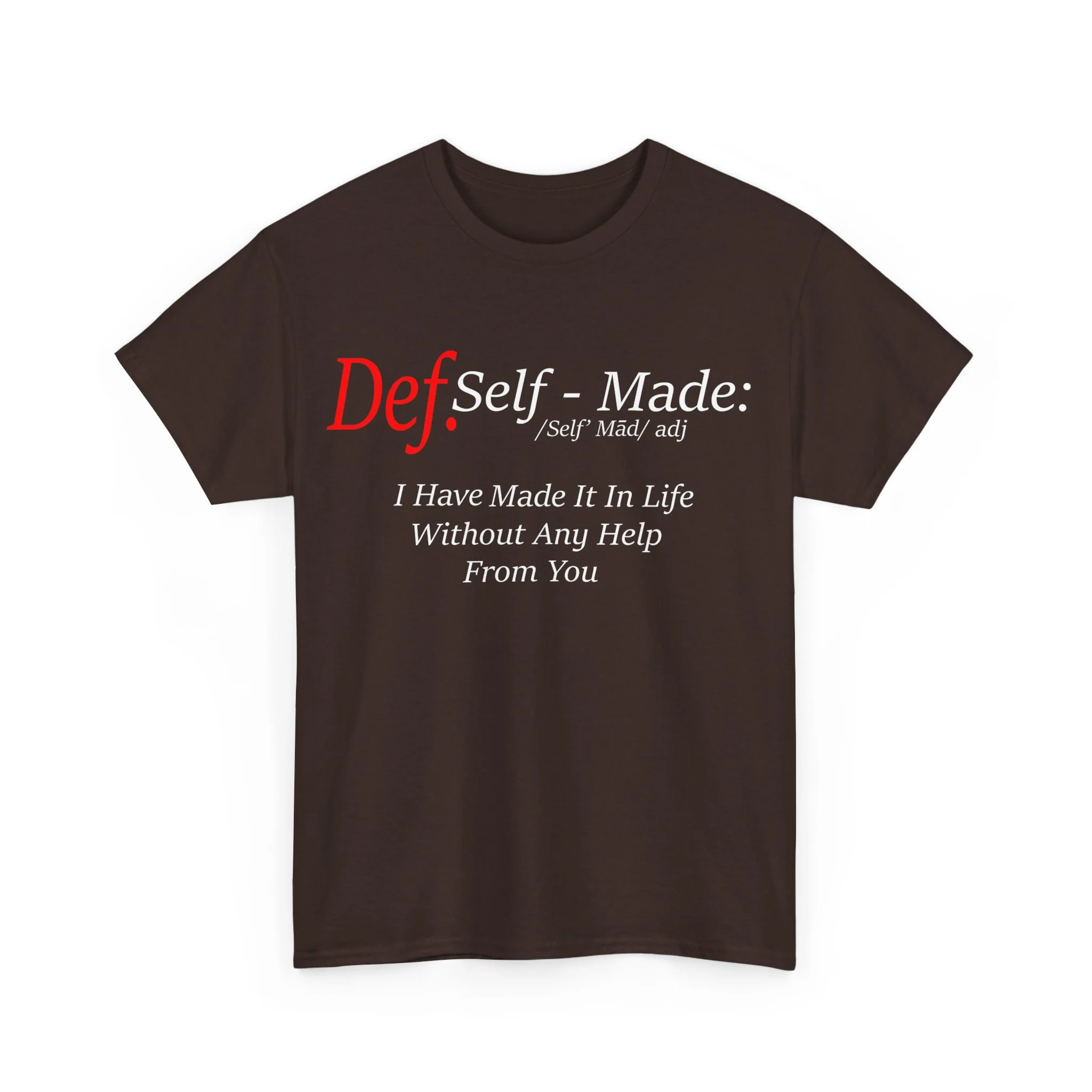 Define Self-Made Unisex Heavy Cotton Tee - Image 11