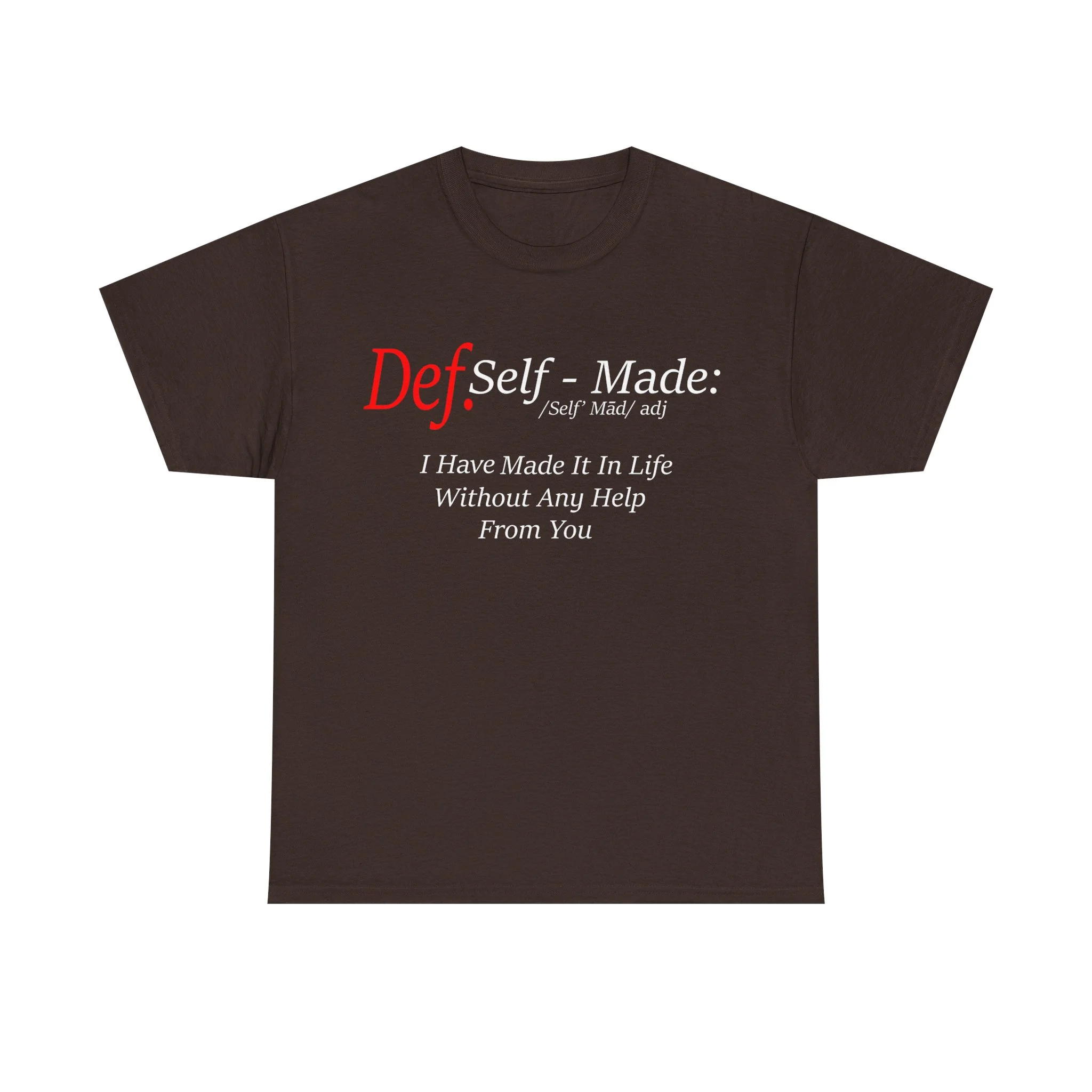 Define Self-Made Unisex Heavy Cotton Tee - Image 9